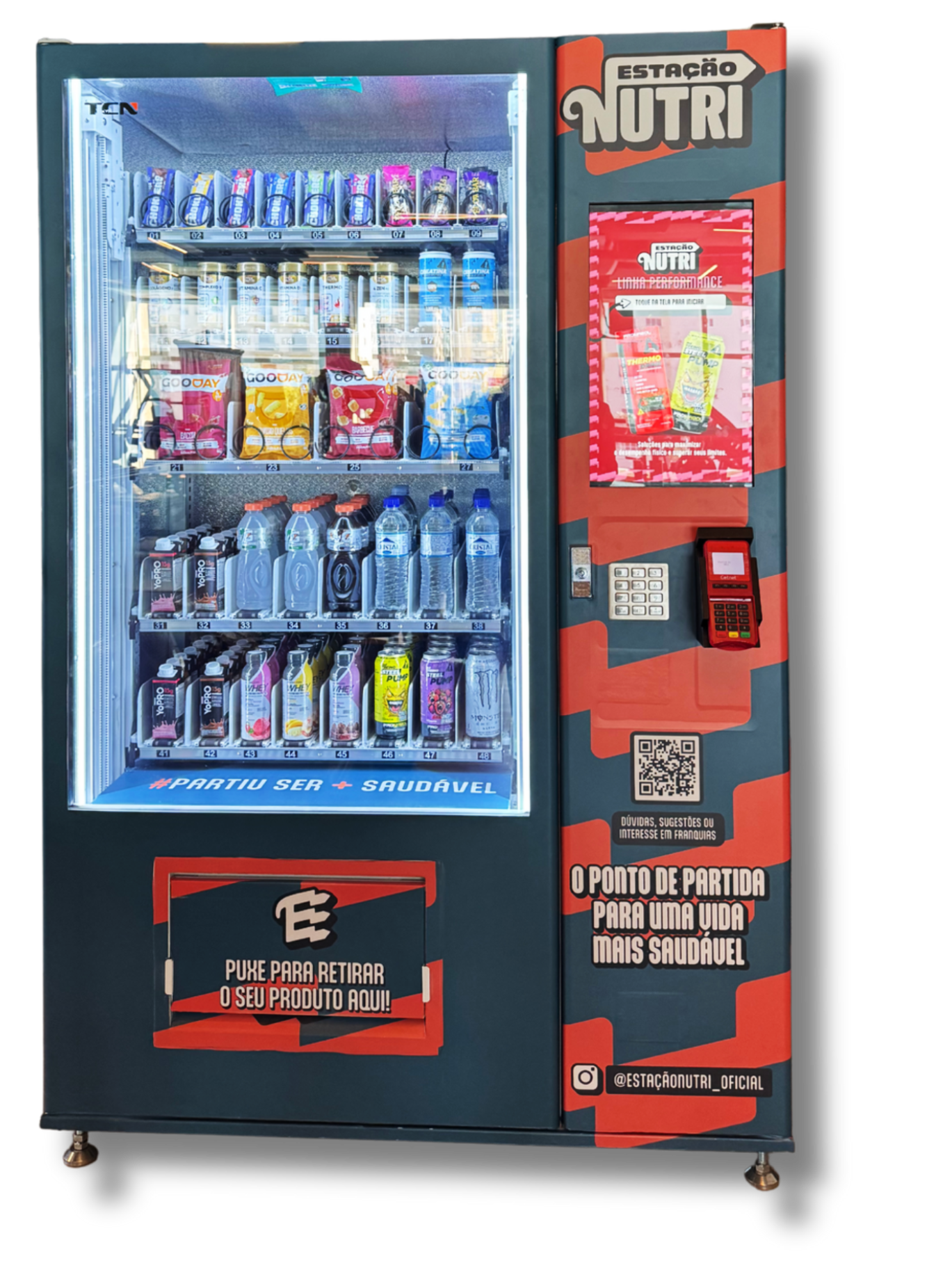 Vending Machine de Suplementos Estação Nutri
